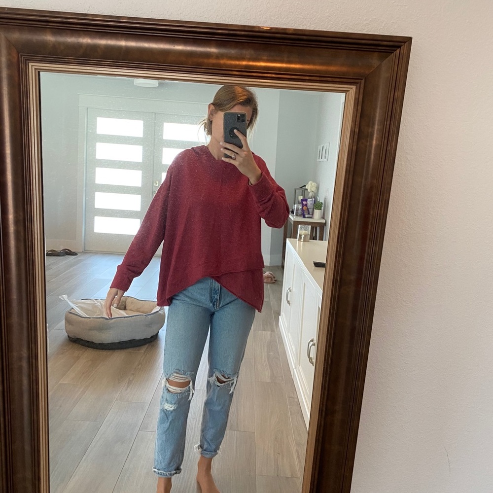 Maroon hoodie